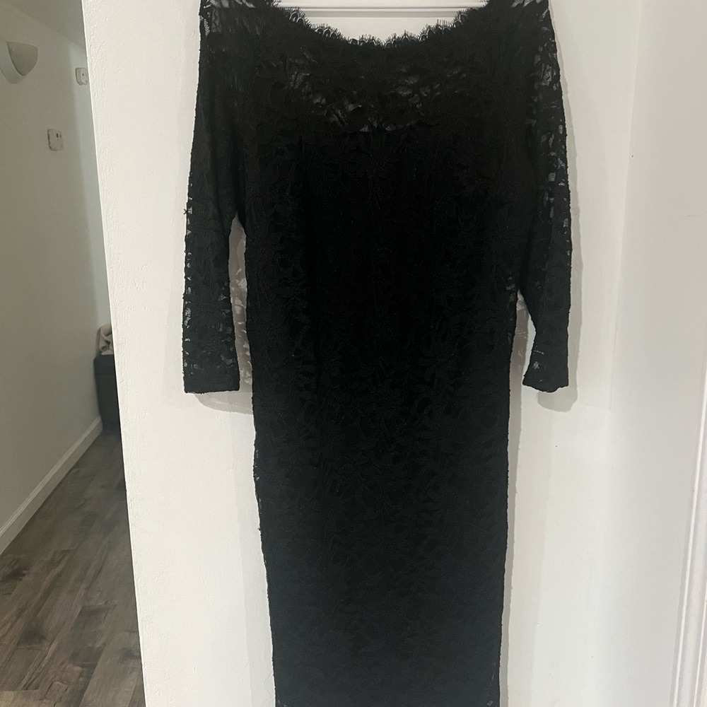 Torrid bodycon Black Lace Dress